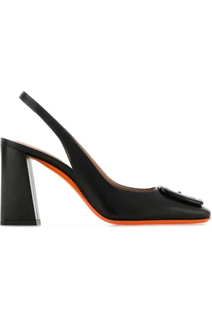 santoni Sko, Dame, Sort, 36 EU, Læder, Sort Læder Peaches Pumps