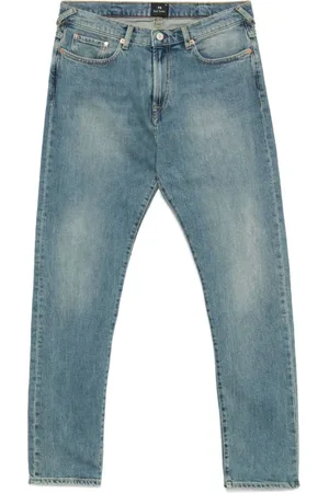 Paul Smith Jeans, Herre, Blå, W34, Blå Jeans med Klassiske Fem Lommer