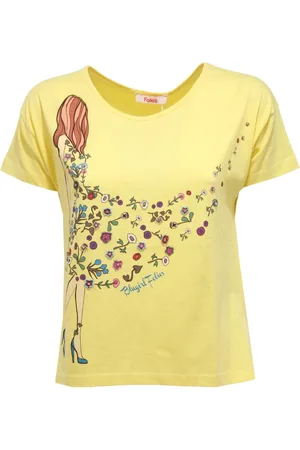Blugirl Top, Dame, Gul, XS, Uld, Gul Folies wo BF A1926