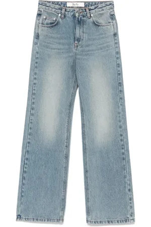 Séfr Jeans, Dame, Blå, W25, Indigo Blå Klassiske Fem-Lomme Jeans