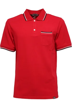 Geox Top, Herre, Rød, M, Uld, Åndbar Regular Fit Garment Dyed T-shirt