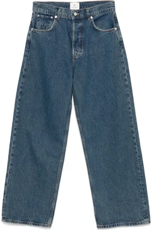 ANINE BING Jeans, Dame, Blå, W27, Klassiske Blå Jeans med Knappelukning