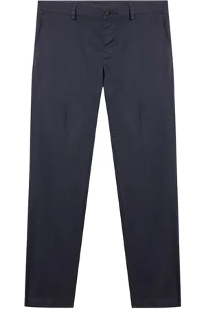 Brooks Brothers Bukser, Herre, Blå, W38, Bomuld, Almindelig pasform stræk bomuld gabardine komfort chino