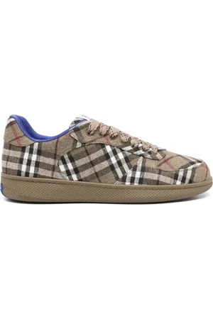 Burberry Sko, Herre, Brun, 41 EU, Olivengrønne Snøresko