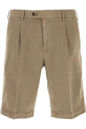 PT Torino Shorts, Herre, Grøn, L, Khaki Lyocell Bermuda Shorts