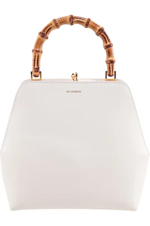 Jil Sander Taske, Dame, Hvid, ONE SIZE, Læder, Håndtasker