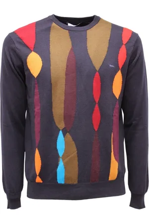 HARMONT&BLAINE Strik, Herre, Flerfarvet, M, Bomuld, 8745Ap bomuld/uld sweater