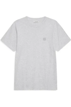 ANINE BING Top, Dame, Grå, S, Bomuld, Monogram Indrammet Tee - Heather Grey