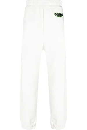 OAMC Bukser, Herre, Hvid, L, Bomuld, Hvid Logo Patch Track Pant