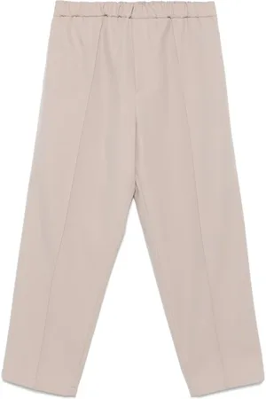 Jil Sander Bukser, Herre, , S, Bomuld, Elastiske Bukser med Lige Ben