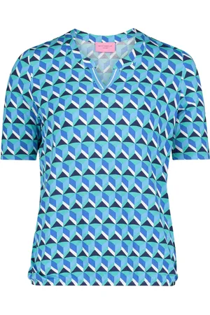 Betty Barclay Bluser & Skjorter, Dame, Flerfarvet, L, Grafisk Print Bluse Skjorte