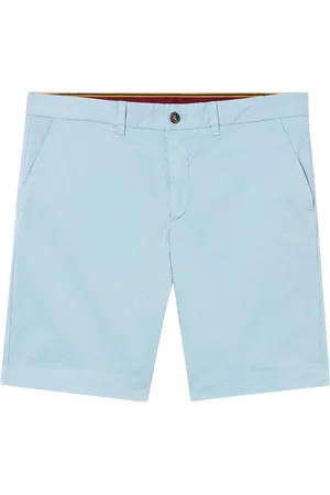 Brooks Brothers Shorts, Herre, Blå, W36, Bomuld, Stretch Cotton Gabardine Bermuda Shorts