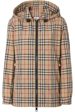 Burberry Jakke, Dame, , S, Vintage Check Hættejakke