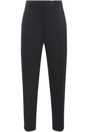 Dsquared2 Bukser, Dame, Sort, 2XS, Uld, Italiensk Fremstillede Stilfulde Bukser
