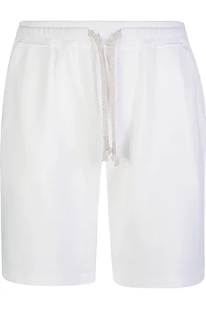 ELEVENTY Shorts, Herre, Hvid, XL, Bomuld, Amerika Snøre Bermuda Shorts