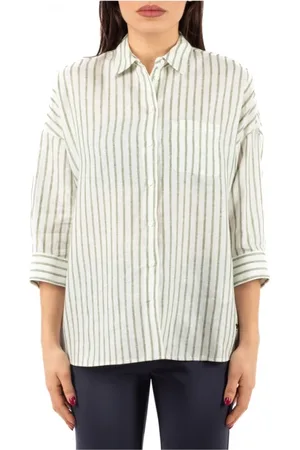 Max Mara Bluser & Skjorter, Dame, Grøn, S, Afslappet Skjorte
