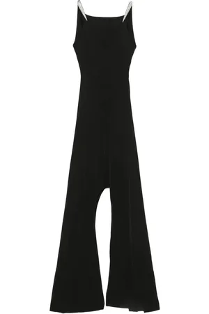 DAVID KOMA Kjole, Dame, Sort, S, Sort Cowl Neck Dobbelt Tog Kjole