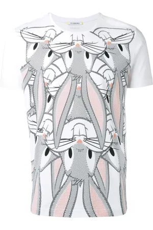 Iceberg Top, Herre, Hvid, L, Bomuld, Bugs Bunny Bomulds T-shirt