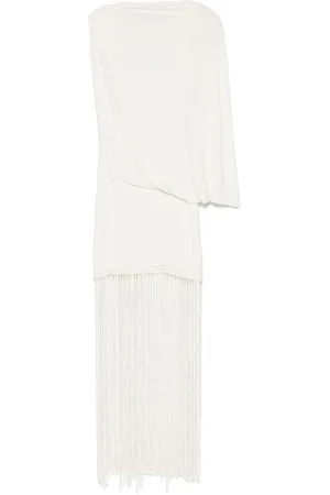 FAITHFULL THE BRAND Kjole, Dame, Hvid, XS, Hvid Kjole med Tassel