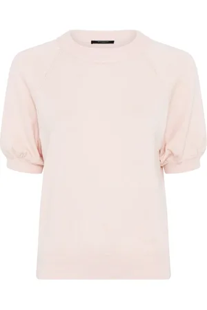 Bruuns Bazaar Strik, Dame, , L, Anemonebbhalios Strik Sweater Lys Fersken
