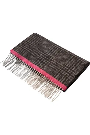 Brooks Brothers Tilbehør, Herre, Brun, ONE SIZE, Uld, Brun uld kashmirblandet tørklæde
