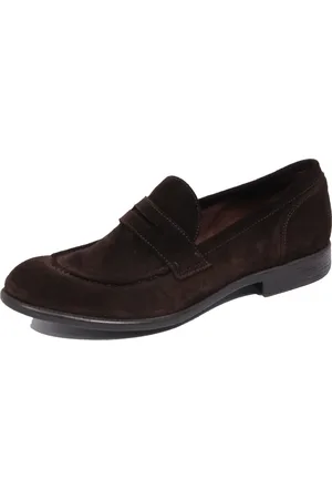 HUNDRED 100 Sko, Herre, Brun, 44 EU, Vintage Effekt Loafer Sko