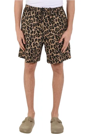 Aspesi Shorts, Herre, Brun, L, Bomuld, Bomuld Bermuda shorts med knap og lynlås