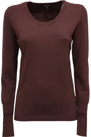 Geox Strik, Dame, Brun, L, Uld, Åndbar gart farvet sweater