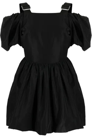 Simone Rocha Kjole, Dame, Sort, 2XS, Læder, klæder sig sort
