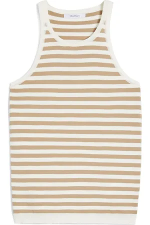 Max Mara Top, Dame, , S, Stribet tilpasset top