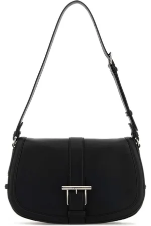 Alexander McQueen Taske, Dame, Sort, ONE SIZE, Læder, Sort læder Satchel Crossbody taske