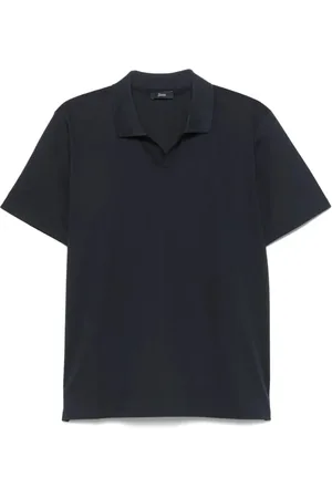 HERNO Top, Herre, Blå, L, Klassisk Polo Skjorte til Mænd