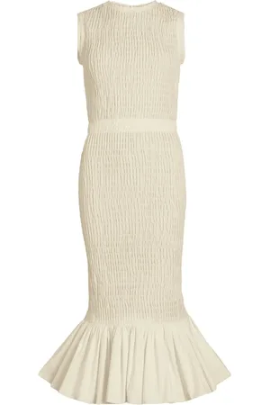 Patou Kjole, Dame, , XS, Ærmeløs Peplum Kjole