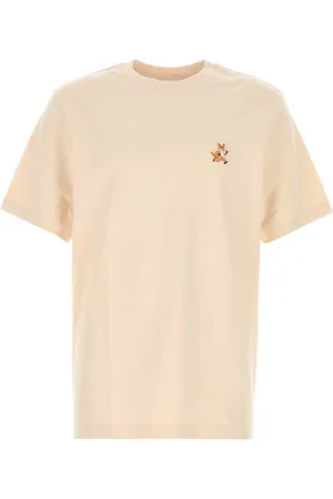 Maison Kitsuné Top, Herre, Lyserød, L, Bomuld, Bomuld T-shirt