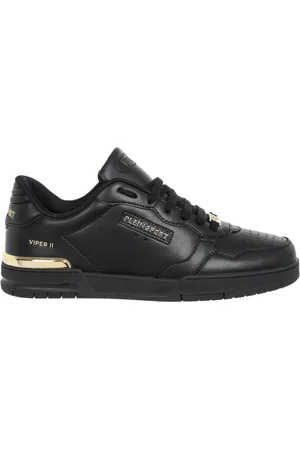 Philipp Plein Sko, Herre, Sort, 40 EU, Snøret Plain Viper II Sneakers