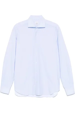 BARBA Skjorte, Herre, Blå, L, Lysblå Button-Up Skjorte