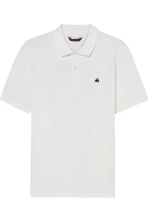 Brooks Brothers Top, Herre, Hvid, 3XL, Bomuld, Bomuld Piqué Polo