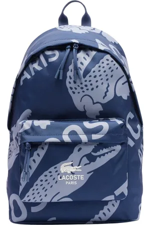 Lacoste Taske, Dame, Blå, ONE SIZE, Uld, Neocroc Rygsæk med Paris Print