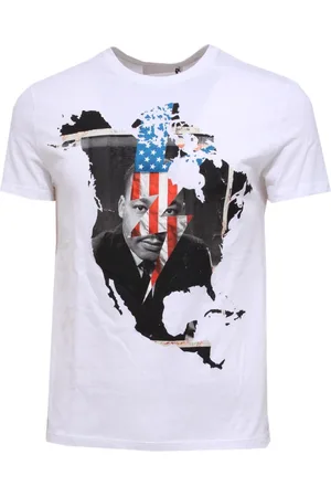 Neil Barrett Top, Herre, Hvid, XL, Uld, Slim Fit Multifarvet Skjorte