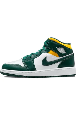 Jordan Sko, Dame, Grøn, 39 EU, Mid Sonics 2021 Sneakers