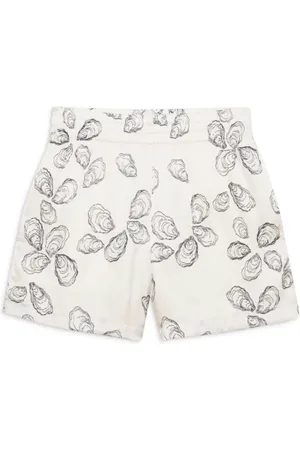 ANINE BING Shorts, Dame, Hvid, XS, Bone Østers Kam Shorts