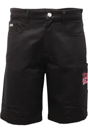 GCDS Shorts, Herre, Sort, S, Sorte Bermuda Shorts med Sidelomme