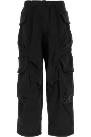 Entire Studios Bukser, Herre, Sort, L, Bomuld, Sort Bomuld Joggers Sweatshirts