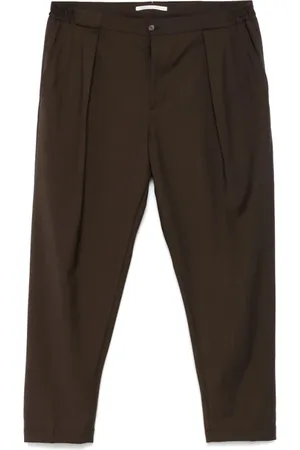 Briglia 1949 Bukser, Herre, Brun, 2XL, Cederbrune elastikbåndsbukser