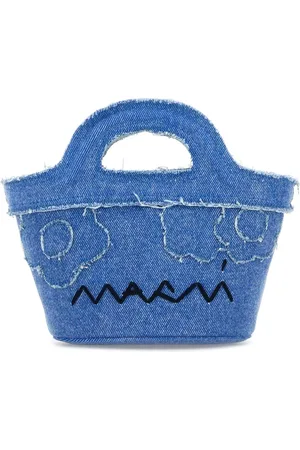 Marni Taske, Dame, Blå, ONE SIZE, Denim, Tropicalia Denim Håndtaske