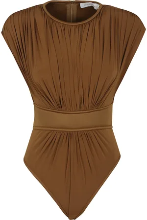 ZIMMERMANN Top, Dame, Grøn, S, Glow Bodysuit