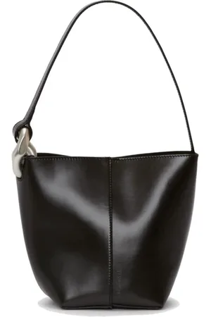J.W.Anderson Taske, Dame, Sort, ONE SIZE, Uld, Small Corner Bucket Bag