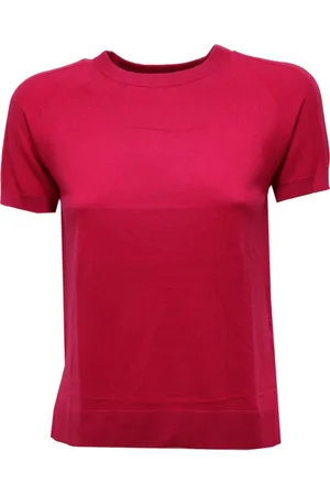 Michael Kors Strik, Dame, Lyserød, L, Tyl, Raglan Sweater Geranium Style Ms66Mvb0Wp