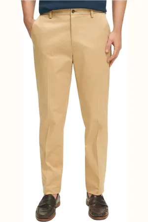 Brooks Brothers Bukser, Herre, , W33, Bomuld, Mørk Stretch-Bomuld Chinos