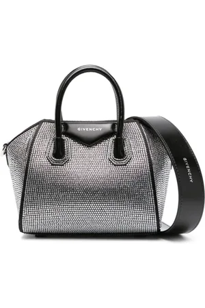 Givenchy Taske, Dame, Sort, ONE SIZE, Uld, Sort Krystalpyntet Tote Taske